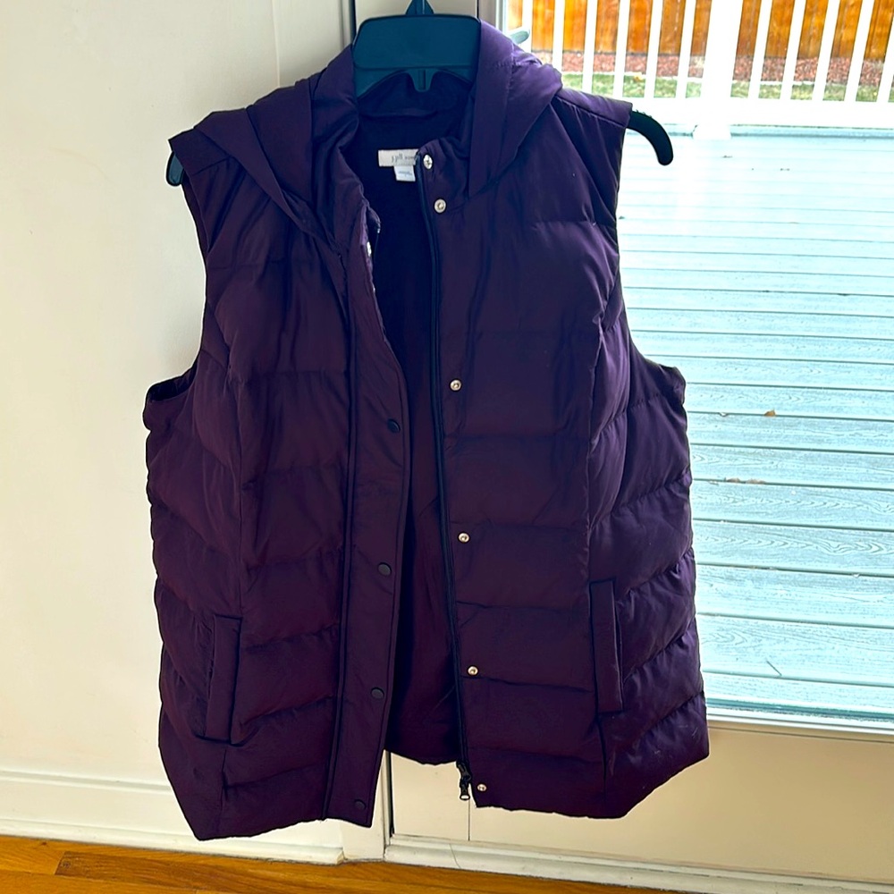 J Jill violet size large vest